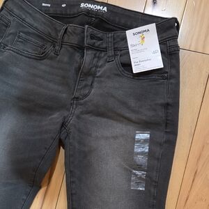 Sonoma Women's Charcoal Skinny Jeans